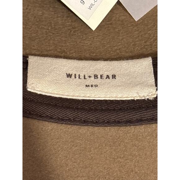 Will + Bear William Wool Fedora Size M Camel Tan Felt Hat Unisex Boho Western